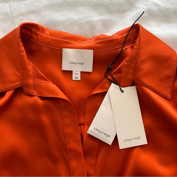 Cinq á Sept Carine Silk Blouse/Bodysuit - Picture 3 of 7